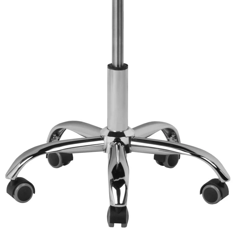 Sgabello Multifunzione girevole con schienale | POL-5299 (bianco)