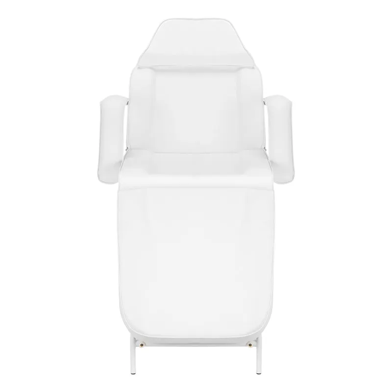 Poltrona Lettino 557G multifunzione In Metallo per Estetica e Pedicure | NIVEUS (bianco)