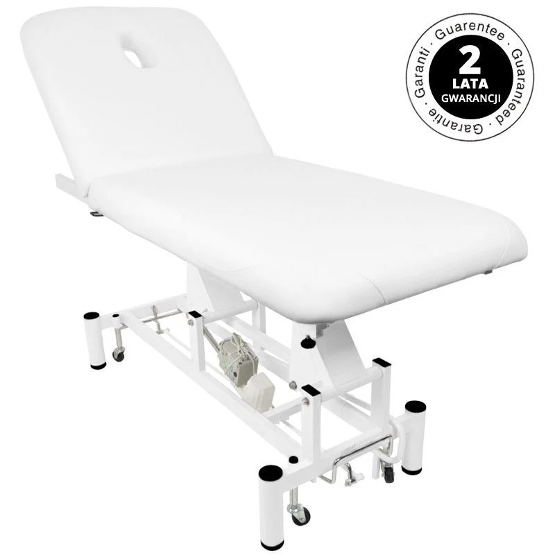 Lettino Elettrico per Estetica, Massaggi o Fisioterapia | mod. 684 (bianco)