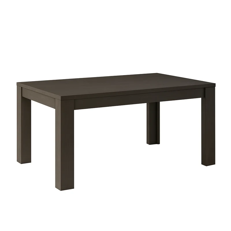 Tavolo "Gliese" con gambe e piano in MDF, design moderno, per arredo interno 137/185 x 90 h 76 cm
