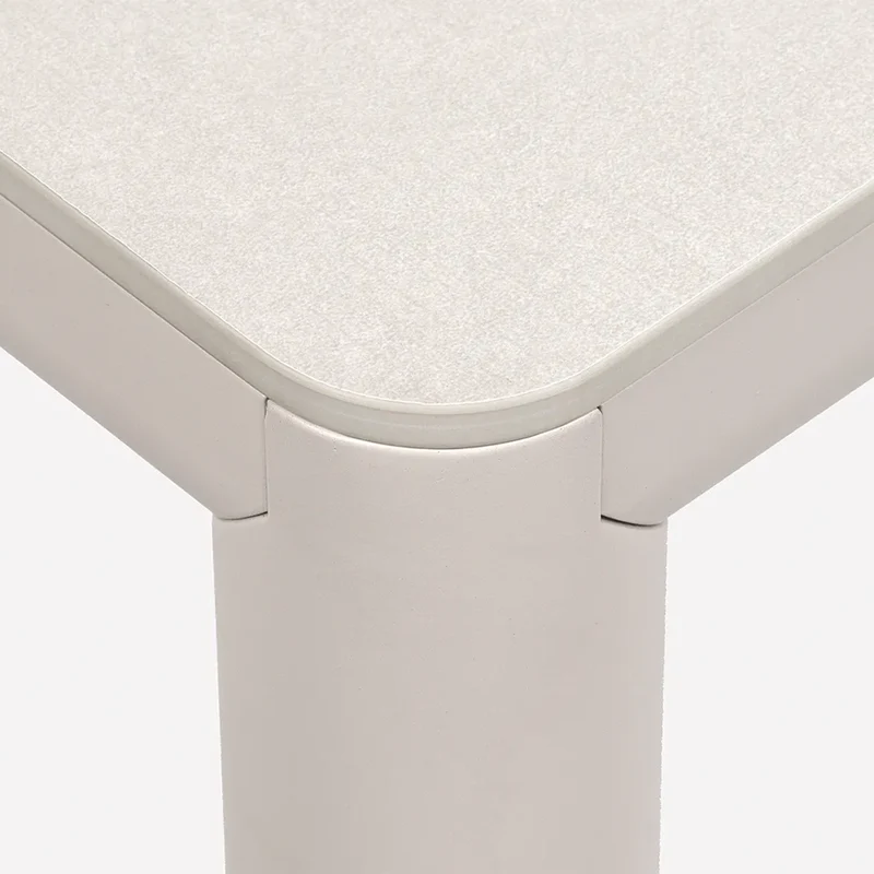 Tavolo "Piave" quadrato High, monocolore, design moderno, 70 x 70 x 107 cm