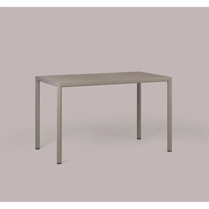 Tavolo "Piave" rettangolare, monocolore, con piano in laminato HPL per esterno