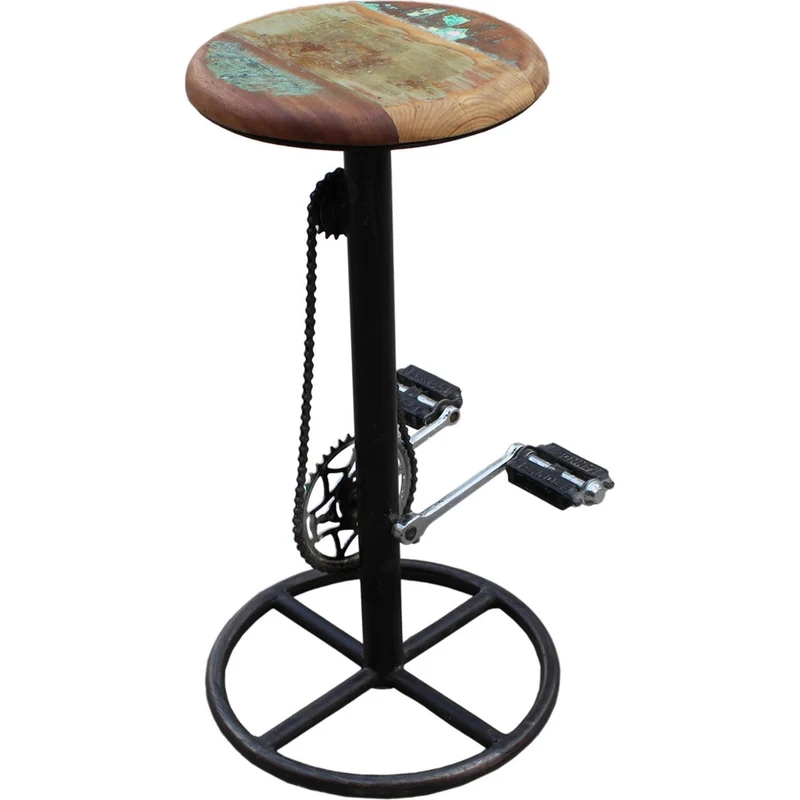 Sgabello bar industrial alto