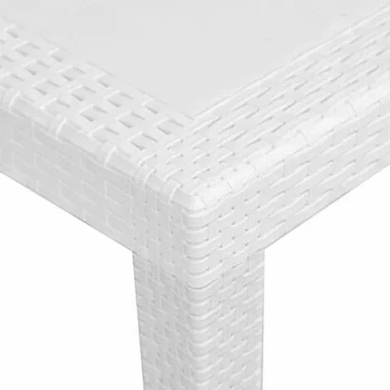 Tavolo "Phoenix" struttura in polipropilene effetto rattan per bar e strutture