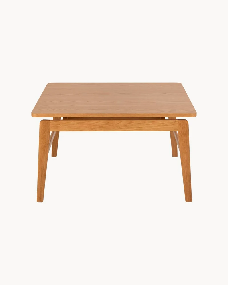 Tavolino da salotto quadrato in legno Essex