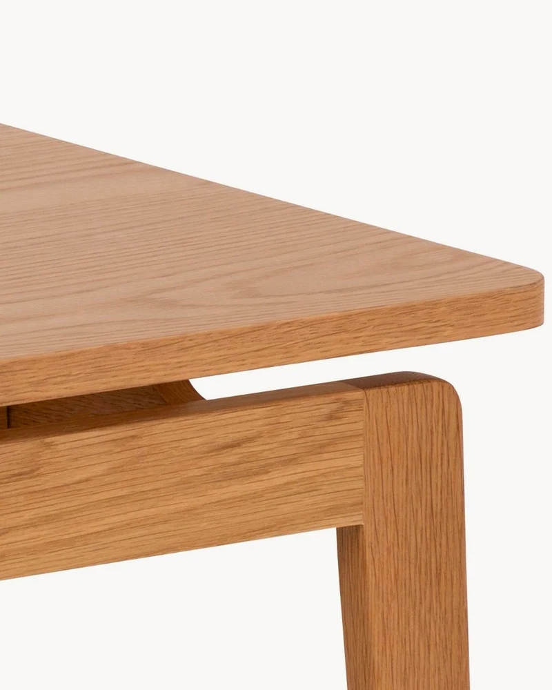 Tavolino da salotto quadrato in legno Essex