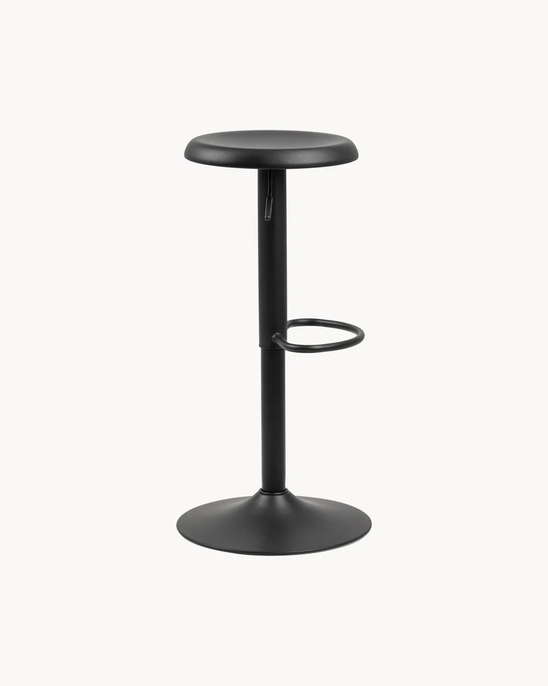 Set 2 sgabelli alti in acciaio Finch
