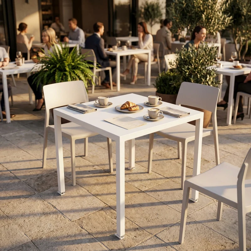 TAVOLO AUTOLIVELLANTE 70 X 70 BIANCO - Modello MW803113