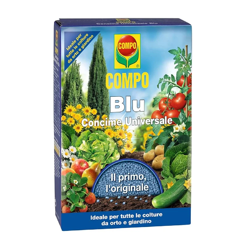 Concime "COMPO" blu universale 5 kg per tutte le colture da orto e giardino