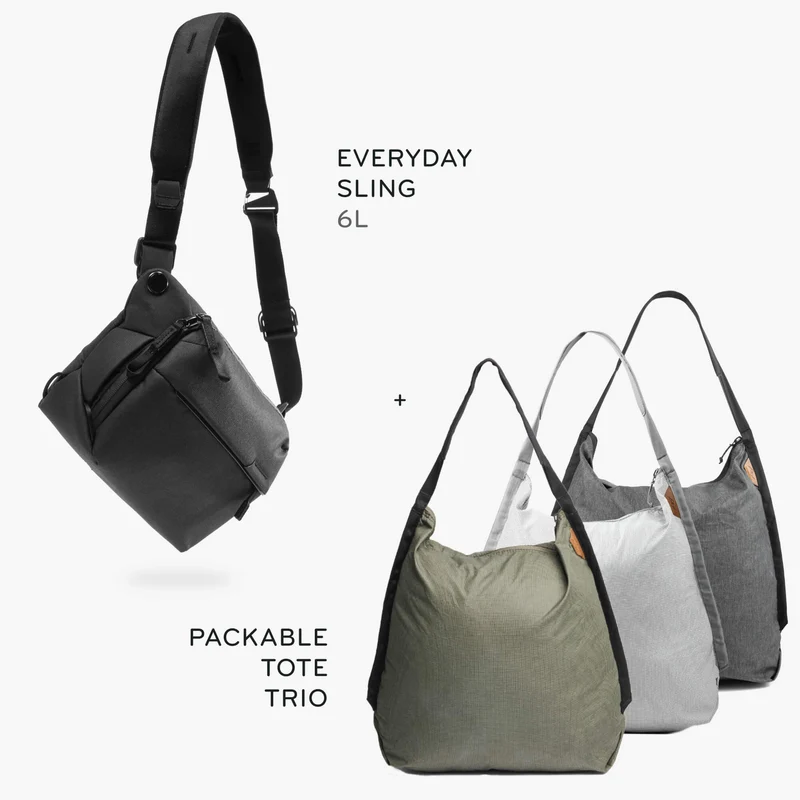 6L Everyday Sling + Bundle 1 | Black