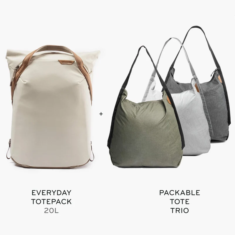 20L Everyday Totepack + Bundle 1 | Bone