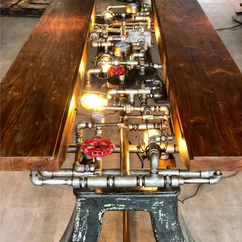 Tavolo industrial artigianale design