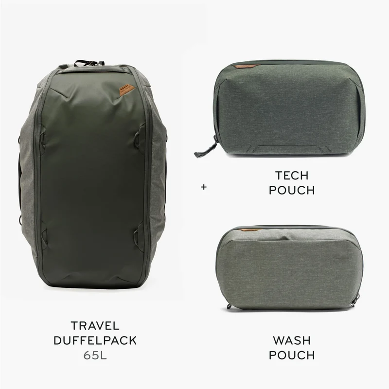 65L Travel Duffelpack + Bundle 2 | Sage