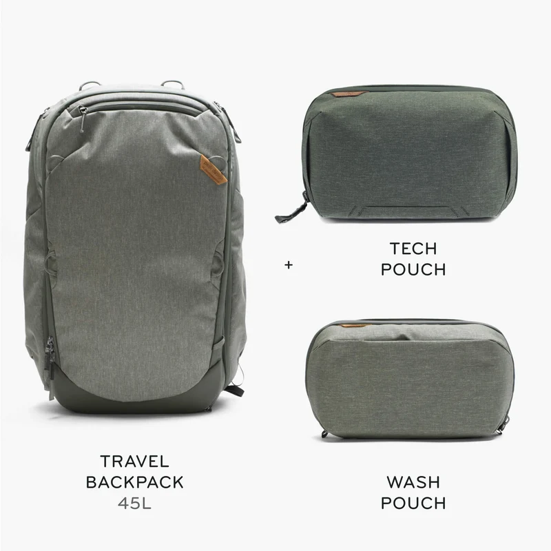 45L Travel Backpack + Bundle 2 | Sage