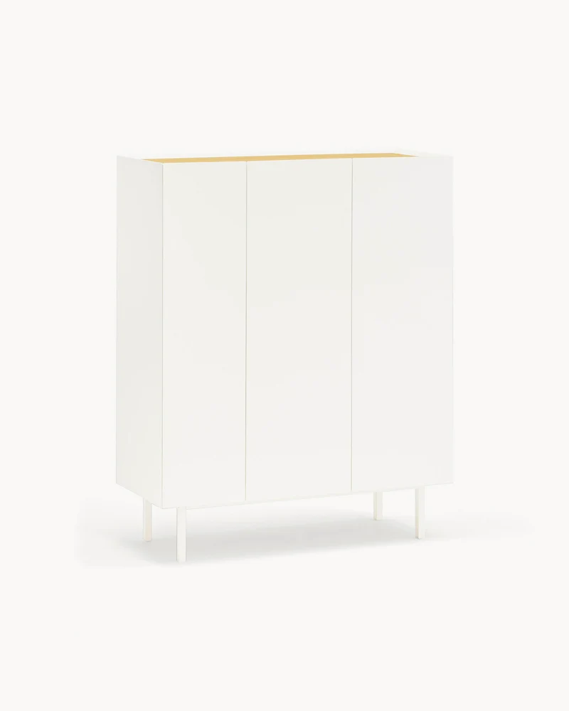 Credenza alta con piano in rovere Arista