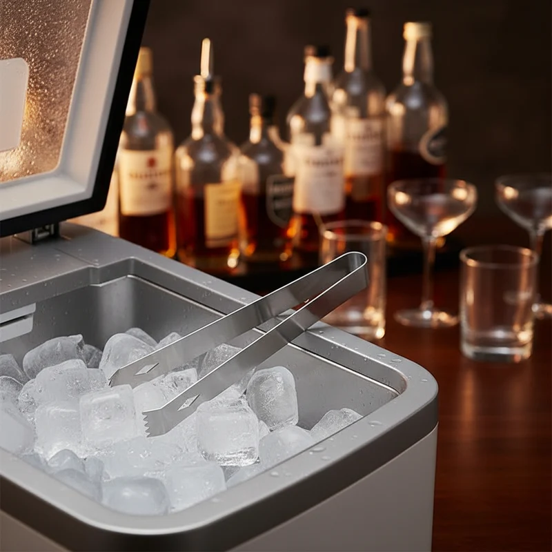Pinza per ghiaccio da cocktail in acciaio inossidabile da 15 cm