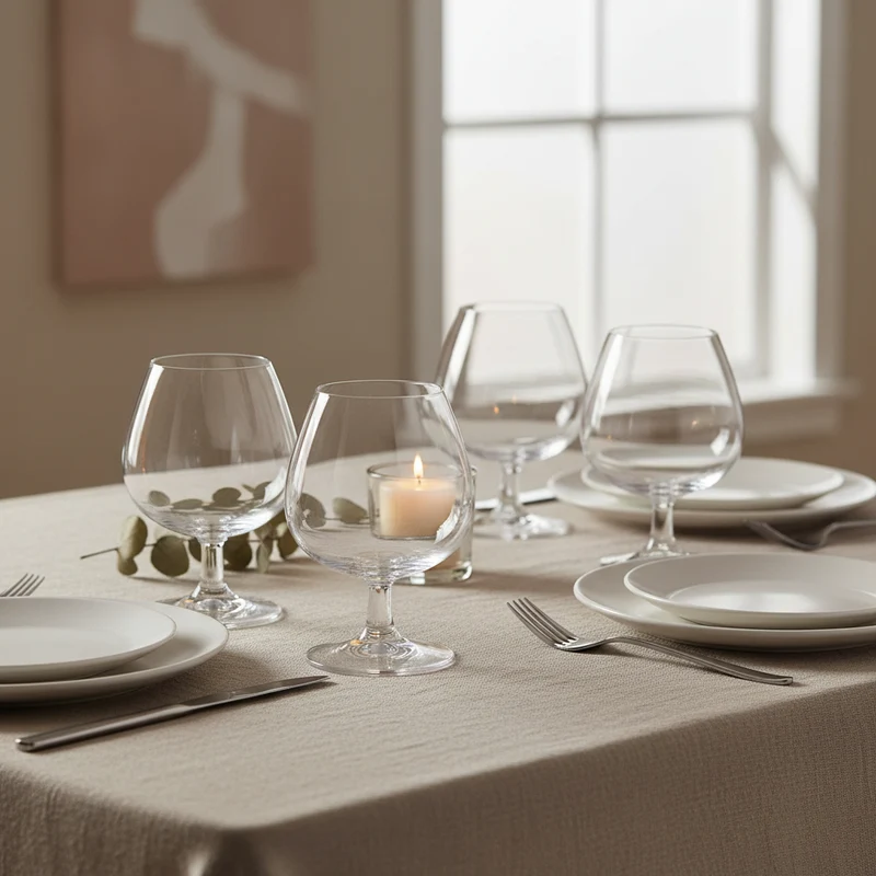 Calici decorativi in vetro trasparente per whisky 350 ml set da 4