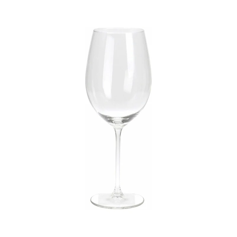 Calici decorativi in vetro trasparente per vino rosso 540 ml set da 4