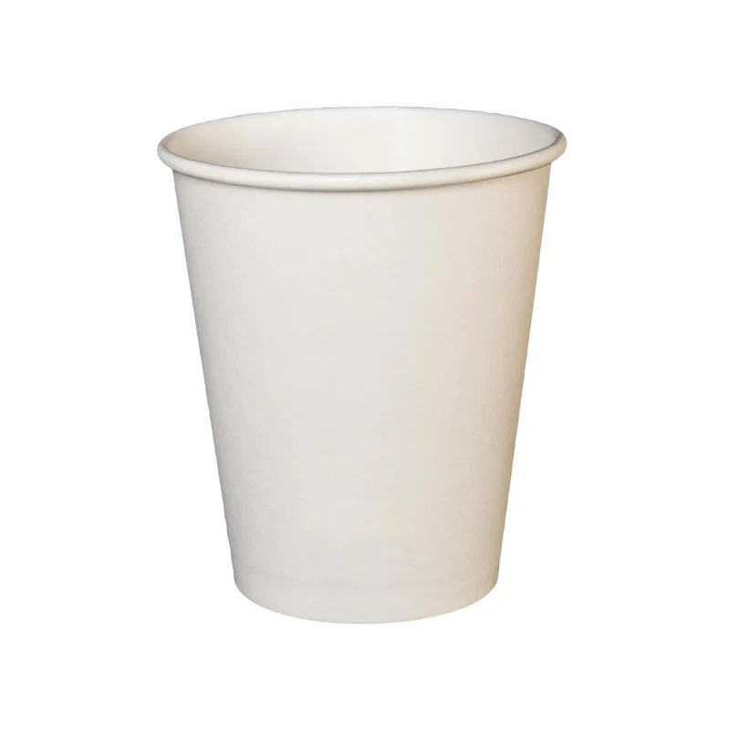 Bicchieri bianchi in carta per caffè set da 50 pezzi