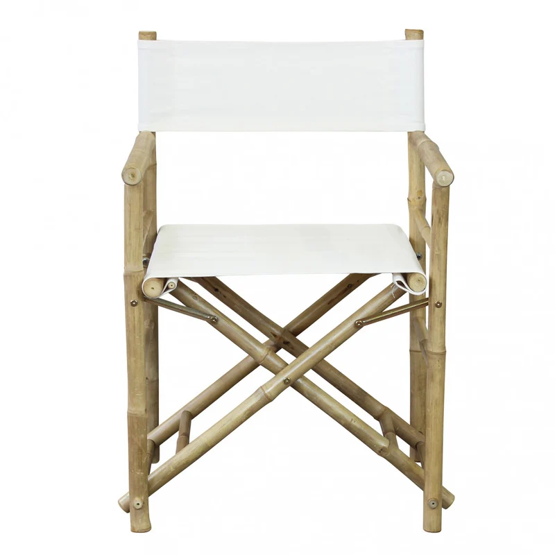 Sedia regista "Mojito" da esterno in legno di Bamboo, 60 x 44 x 88 cm
