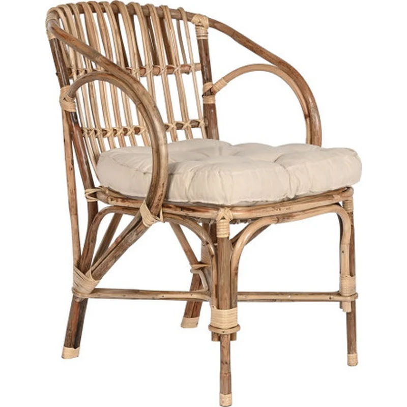 Sedia Bistrot rattan e bamboo