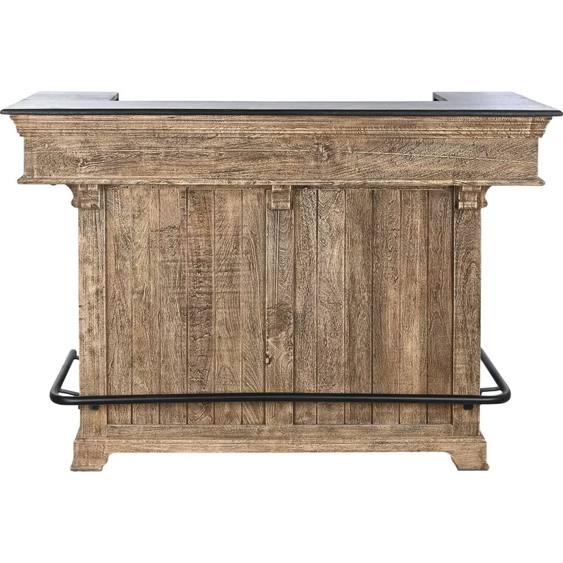 Mobile bar bistrot industrial rustico legno mango