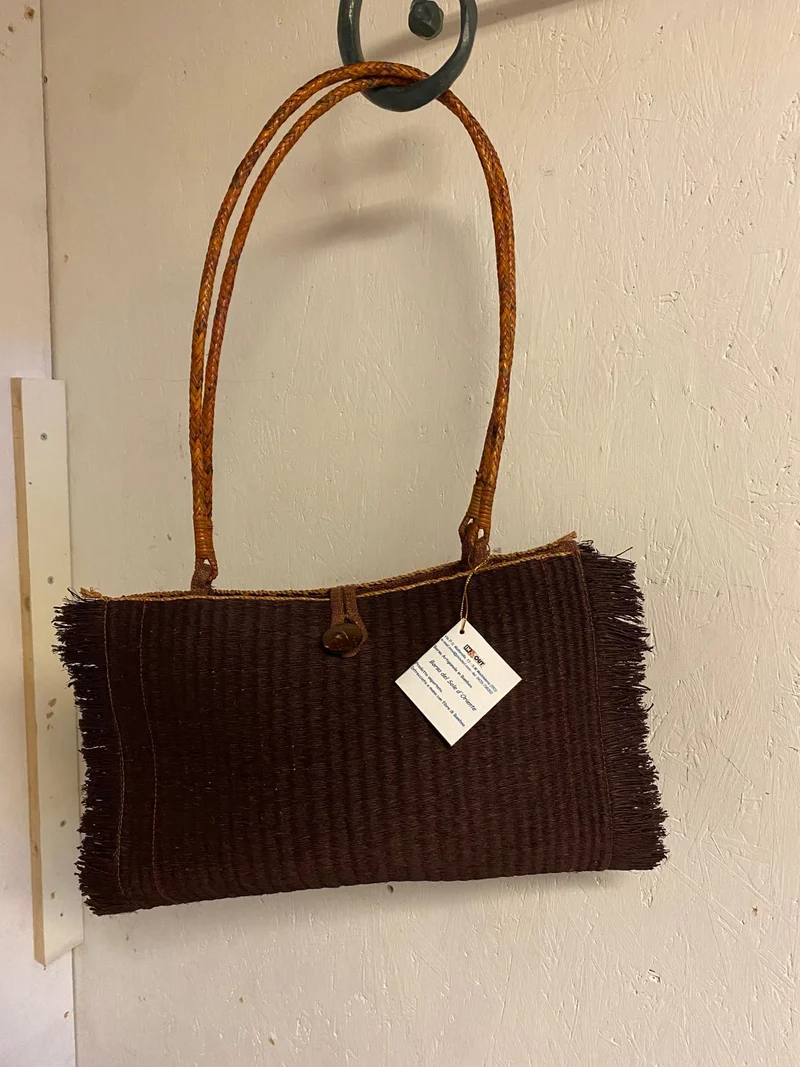 borsa in fibra naturale