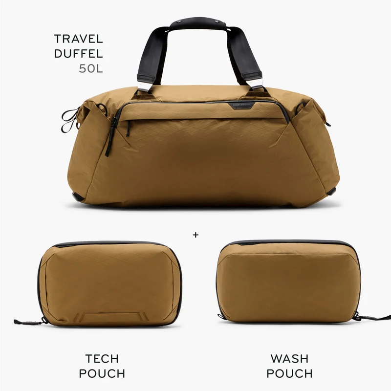 50L Travel Duffel + Bundle 2 | Coyote