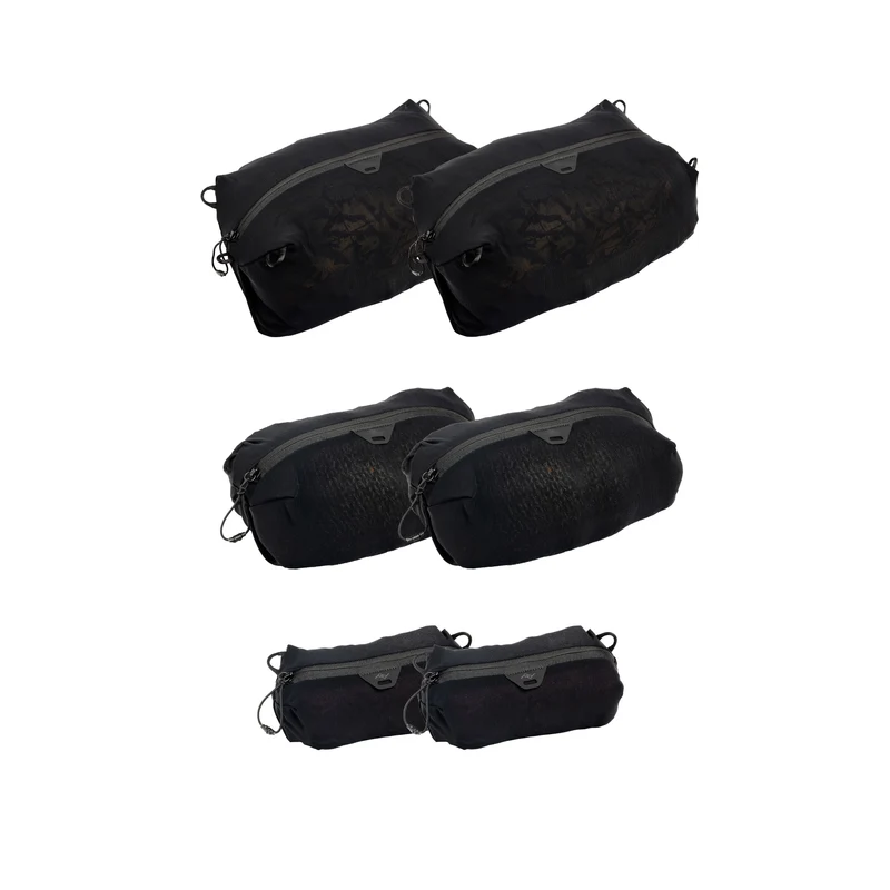 Ultralight Packing Cube | Black | Fabric | 6-pack