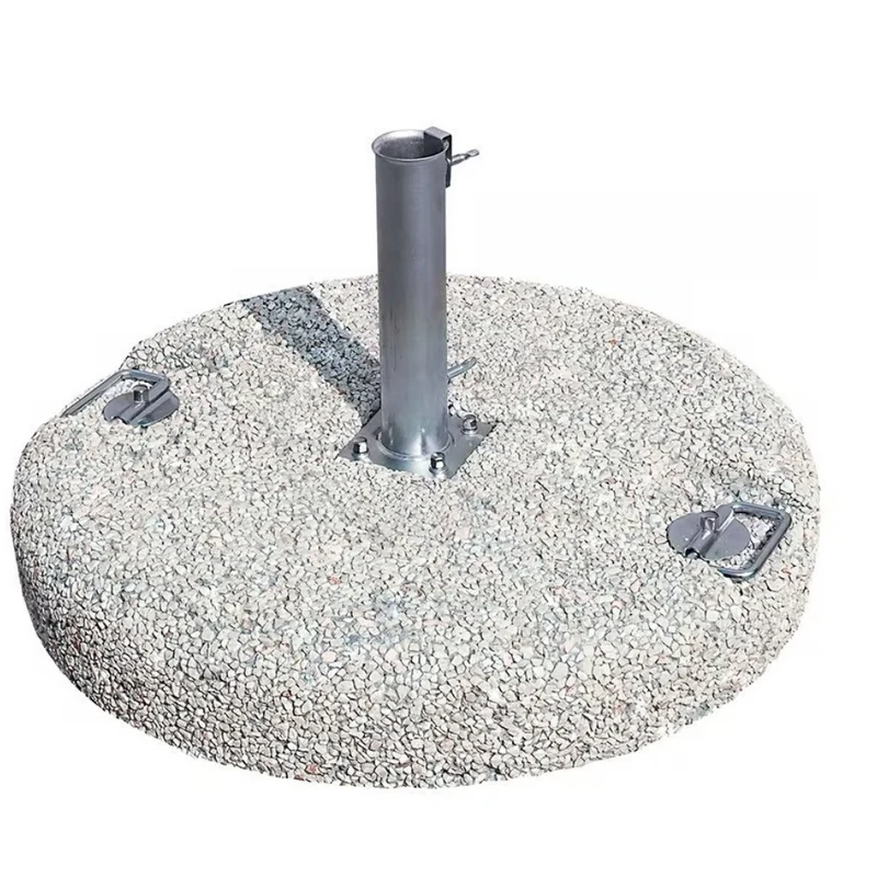 Base ombrellone in cemento graniglia Scolaro