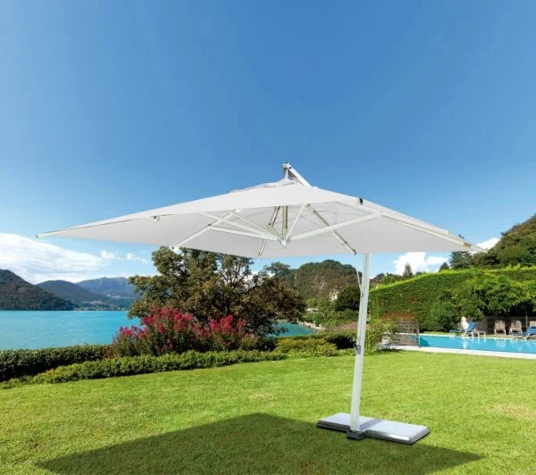 Ombrellone da Esterno Quadrato: Eleganza, Robustezza e Design Effetto Legno per il Tuo Outdoor