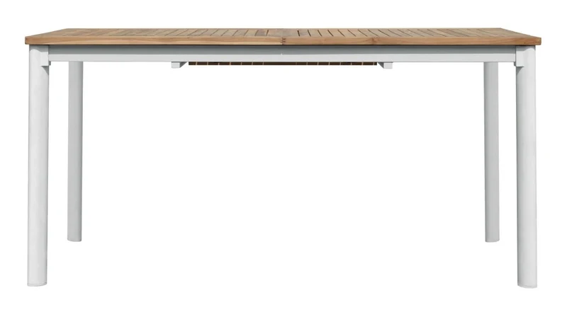 Tavolo Teak e Alluminio Bianco RTT83B