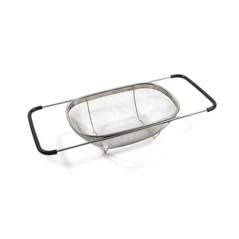 Scolapasta in acciaio inox, utensile da cucina con manici