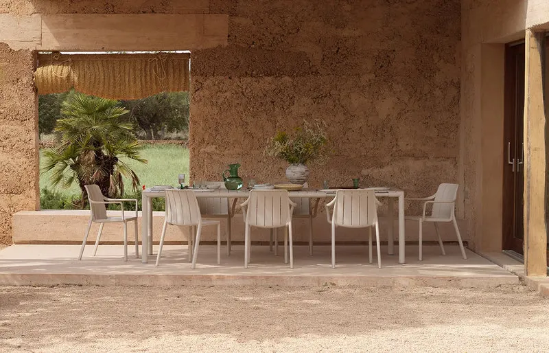 Sedia "Tiberina Bistrot" in polipropilene fiber-glass per giardino, bar e ristorante "Made in Italy"