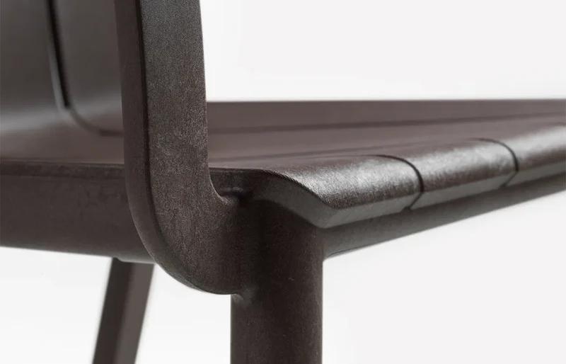Poltrona "Tiberina Armchair" in polipropilene fiber-glass per giardino, bar e ristorante "Made in Italy"