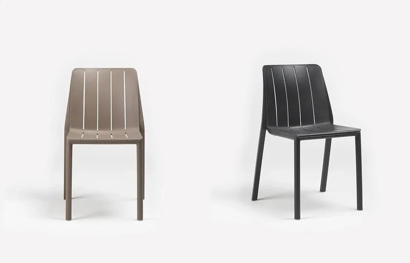 Poltrona "Tiberina Armchair" in polipropilene fiber-glass per giardino, bar e ristorante "Made in Italy"