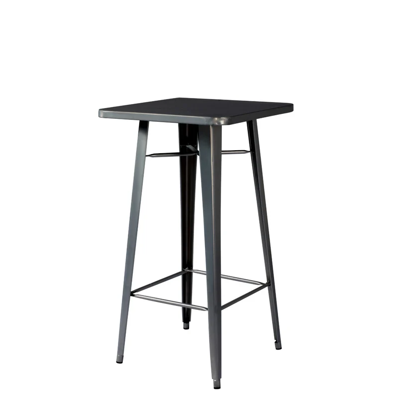 Tavolo Alto BT12P Lamiera Galvanizzata Bianco