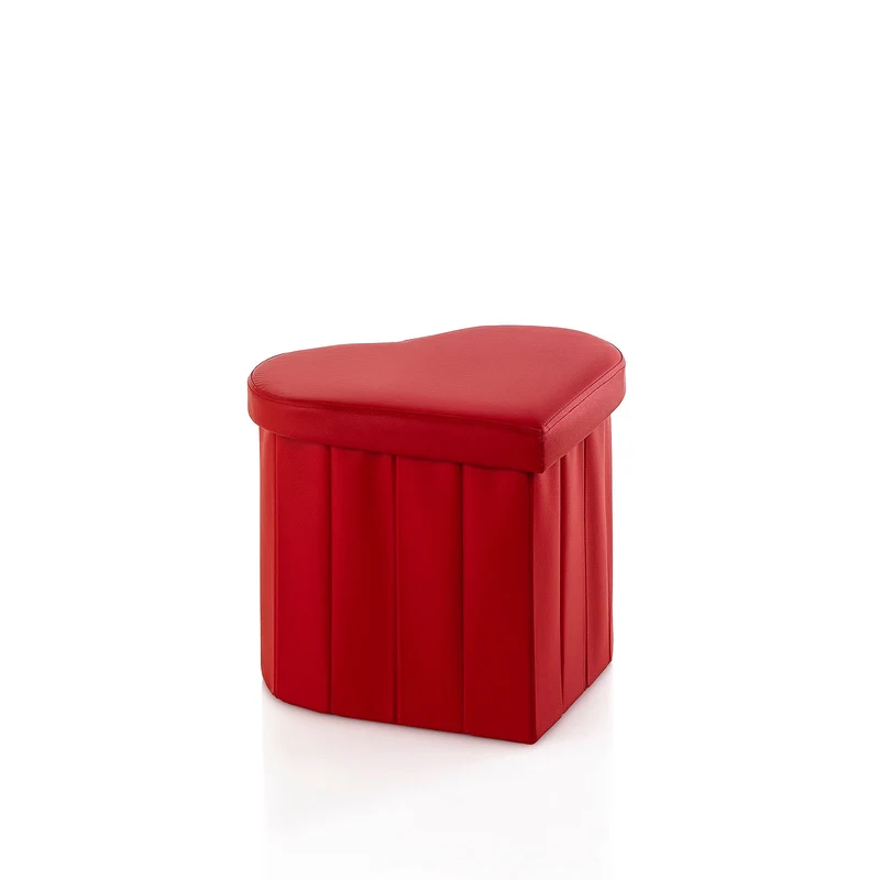 Pouf con contenitore CUORE