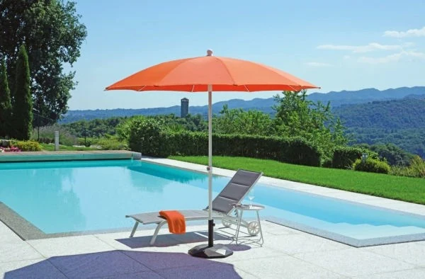 Ombrellone Tondo Rosso artg963