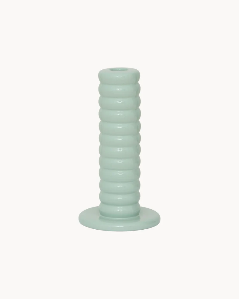 Portacandele in ceramica fatto a mano Tebongo