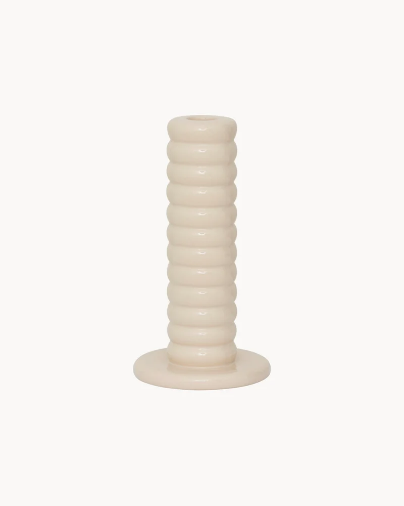 Portacandele in ceramica fatto a mano Tebongo