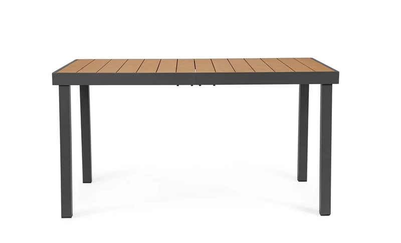 Tavolo "Niagara" struttura in alluminio verniciata a polvere piano in polywood per interni