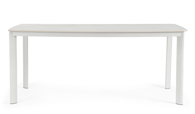 Tavolo "Alcora" struttura in alluminio verniciato a polvere 180 x h 75 cm per arredo casa