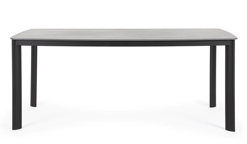 Tavolo "Alcora" struttura in alluminio verniciato a polvere 180 x h 75 cm per arredo casa