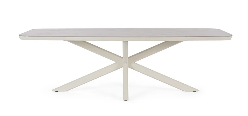 Tavolo "Isacco" struttura in alluminio verniciato a polvere 240 x h 75 cm