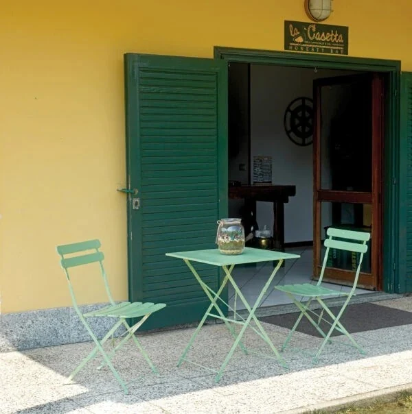 Sedia Bistro Pieghevole Verde