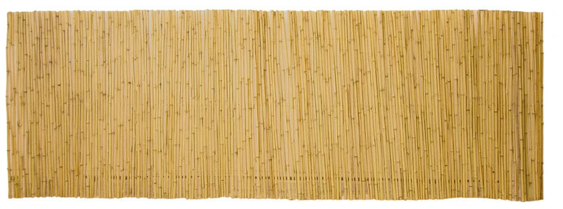 Stuoia Arella in bamboo grosso colore naturale 100x300