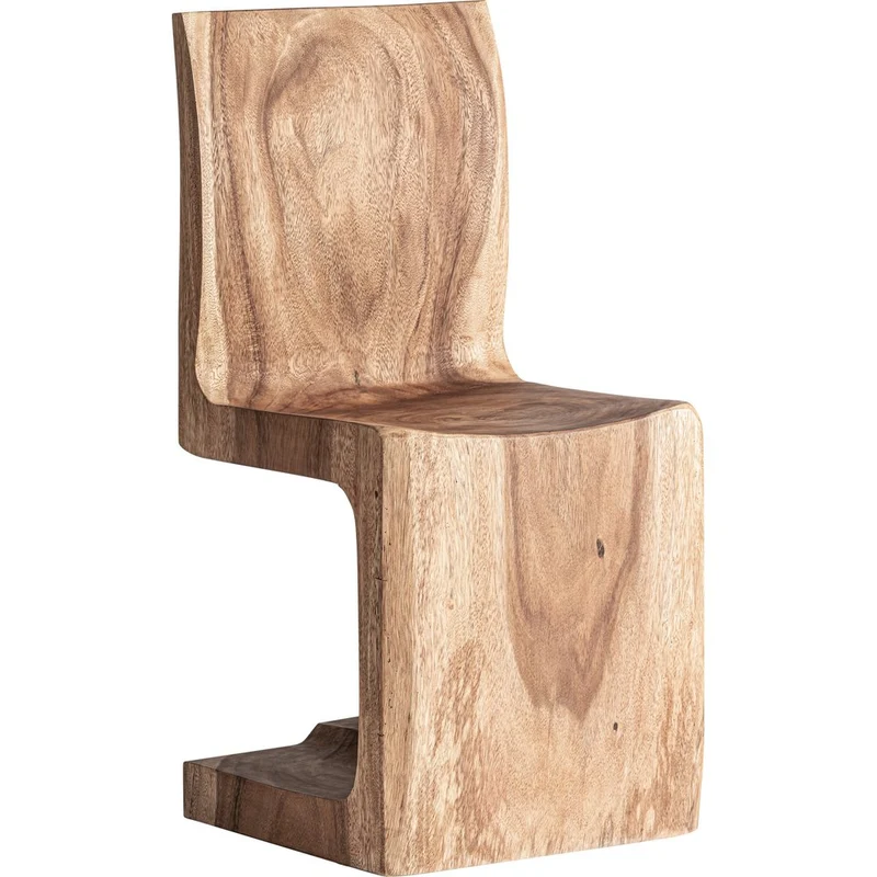 Sedia Scultorea Organic Luxury in Legno Massello di Suar