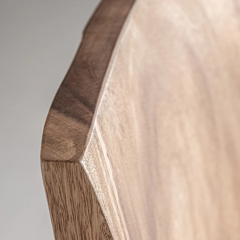 Sedia Scultorea Organic Luxury in Legno Massello di Suar