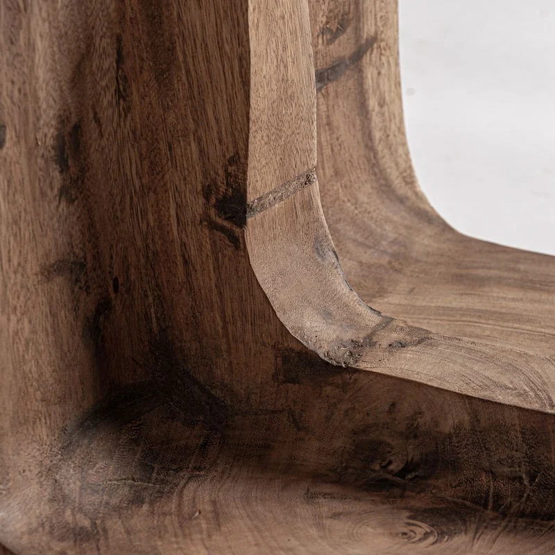 Sedia Scultorea Organic Luxury in Legno Massello di Suar